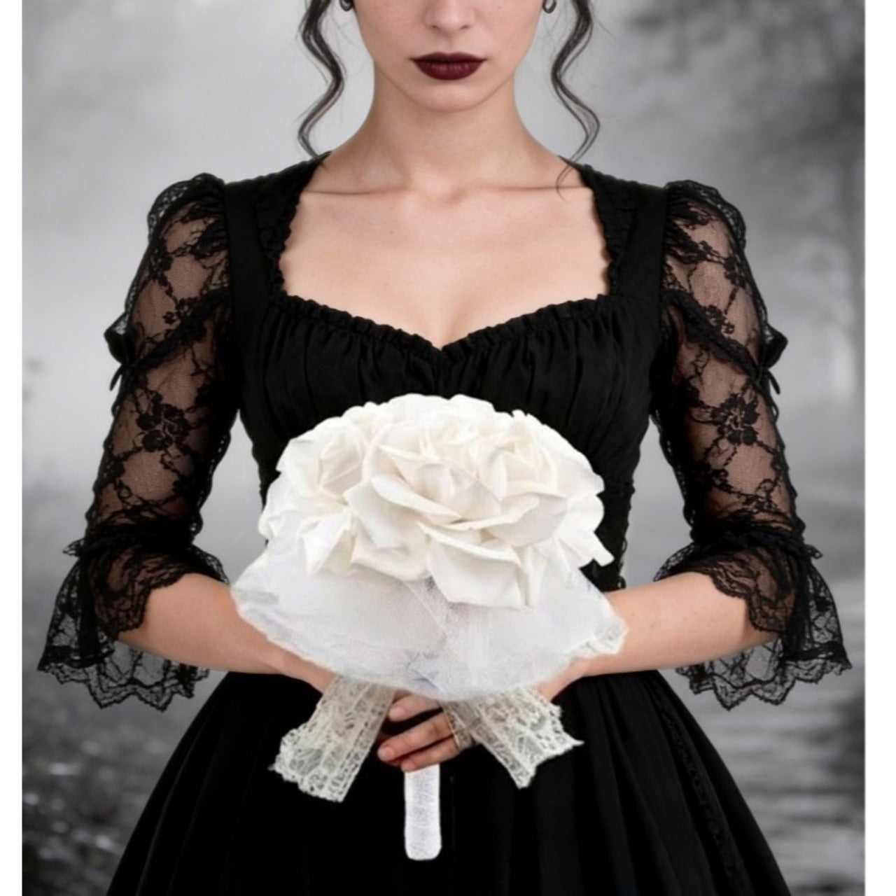 Ramo de Rosas Blancas Deluxe