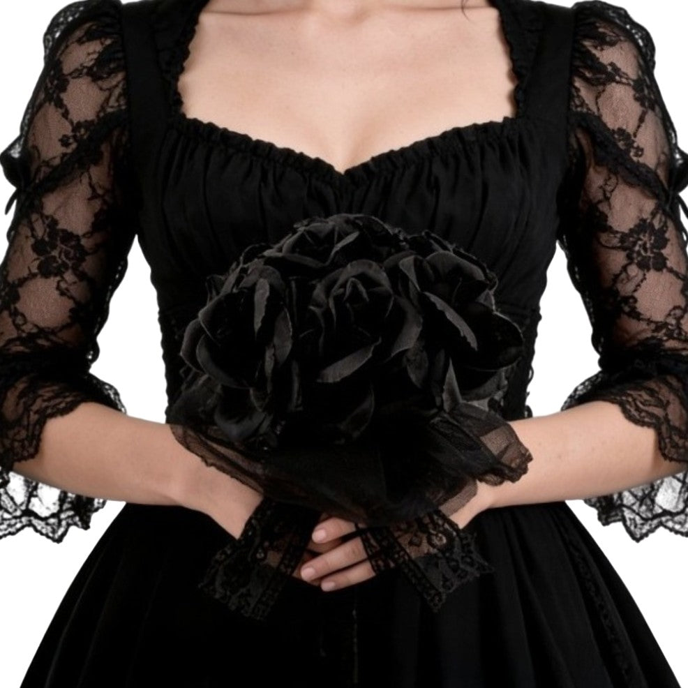 Ramo de Rosas Negras Deluxe