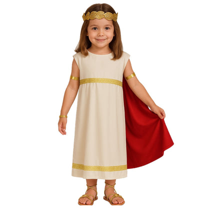 Disfraz de Romana Capa para niña