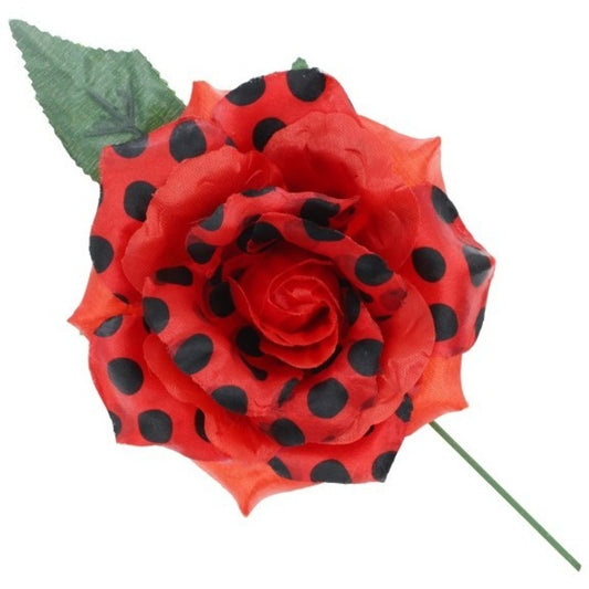 Rosa Roja y Negra de Flamenca y Chulapa