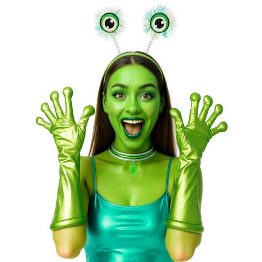 Set de Alien Saltón Verde