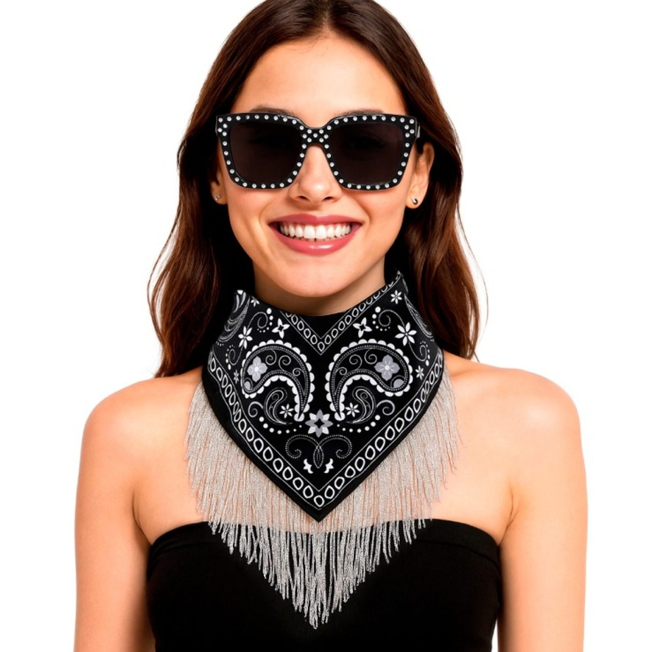 Set de Disco Cowgirl Negro