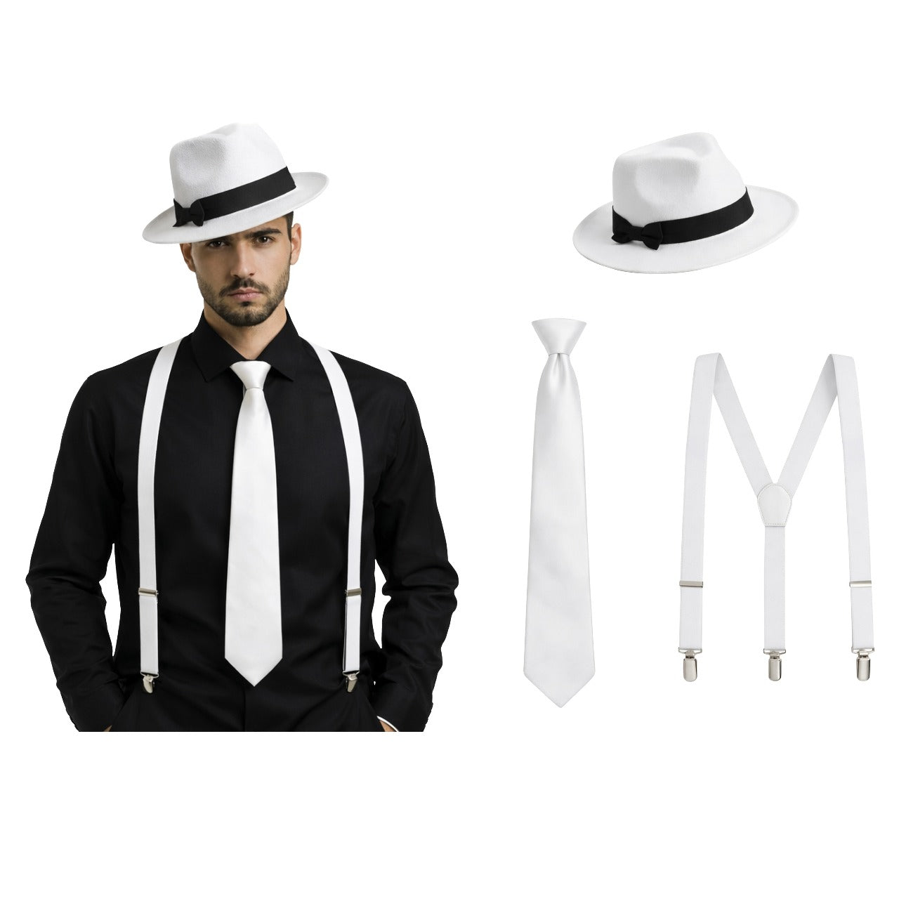 Set de Gángster Blanco