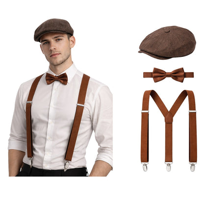 Set de Gángster Inglés Marrón Peaky