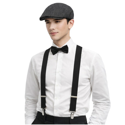 Set de Gángster Inglés Negro Peaky