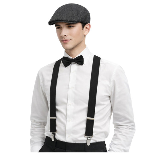 Set de Gángster Inglés Negro Peaky