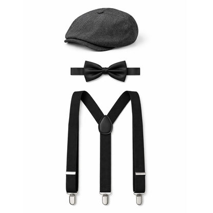 Set de Gángster Inglés Negro Peaky