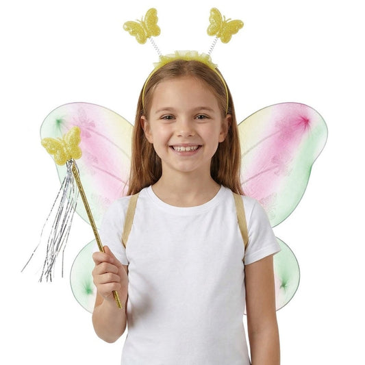 Set de Hada Mariposa Multicolor