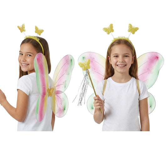 Set de Hada Mariposa Multicolor