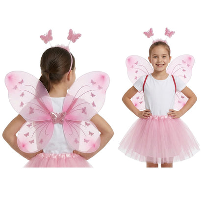 Set de Hada Mariposa Rosa