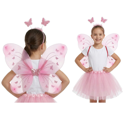 Set de Hada Mariposa Rosa