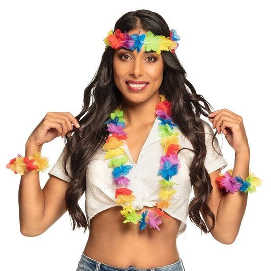 Set Hawaiano Multicolor Eco