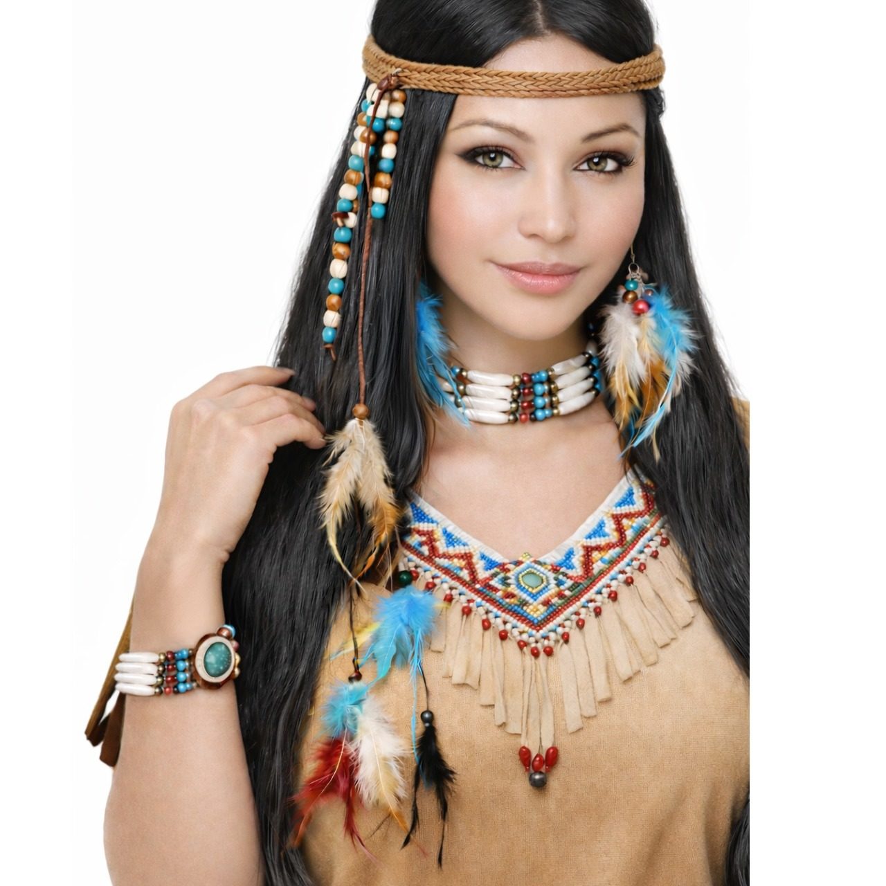 Set de India Plumas