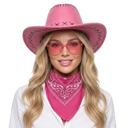 Set de Vaquera Barbie Rosa