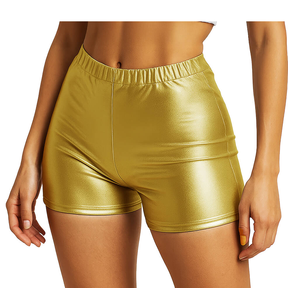 Short Dorado Metalizado