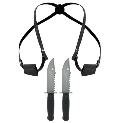Sobaquera con 2 cuchillos