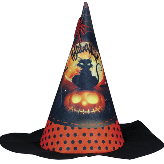 Sombrero de Bruja Naranja infantil