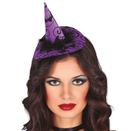 Sombrero Chic de Bruja Púrpura