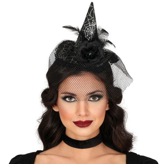 Sombrero Chic de Bruja Telarañas