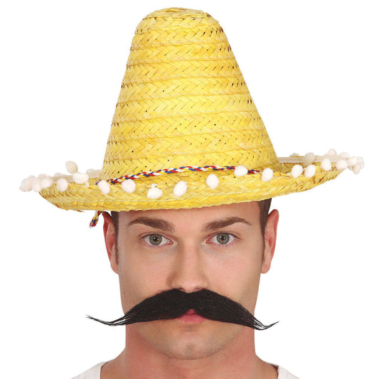 Sombrero Mexicano Amarillo Pequeño