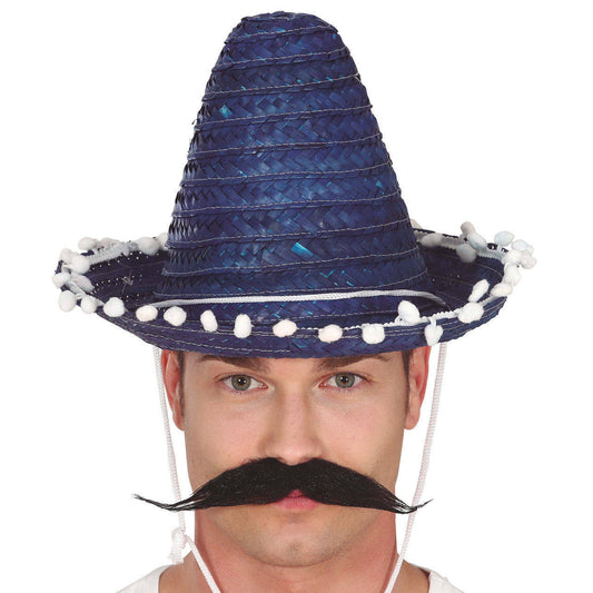 Sombrero Mexicano Azul Pequeño