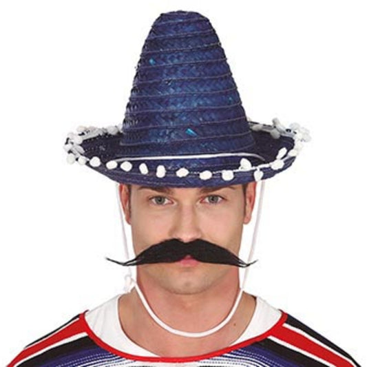 Sombrero Mexicano Azul Pequeño