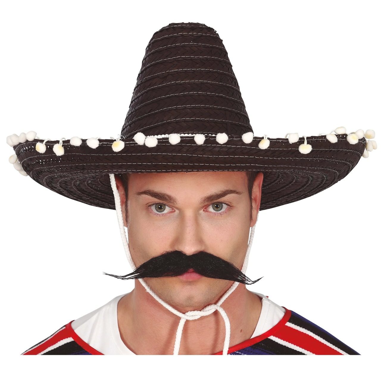 Sombrero Mexicano Paja Borlas