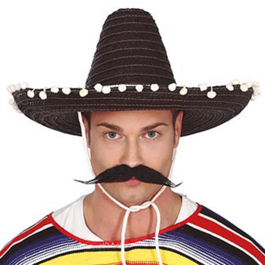 Sombrero Mexicano Paja Borlas