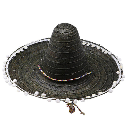 Sombrero Mexicano Paja Borlas