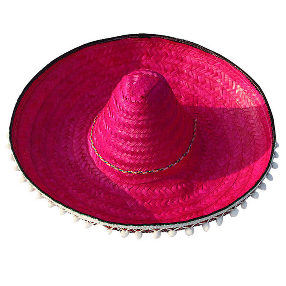 Sombrero Mexicano Mediano Fucsia