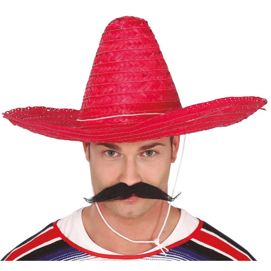Sombrero Mexicano Rojo Eco