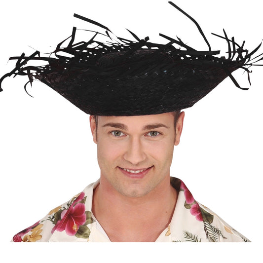 Sombrero de Paja Negro