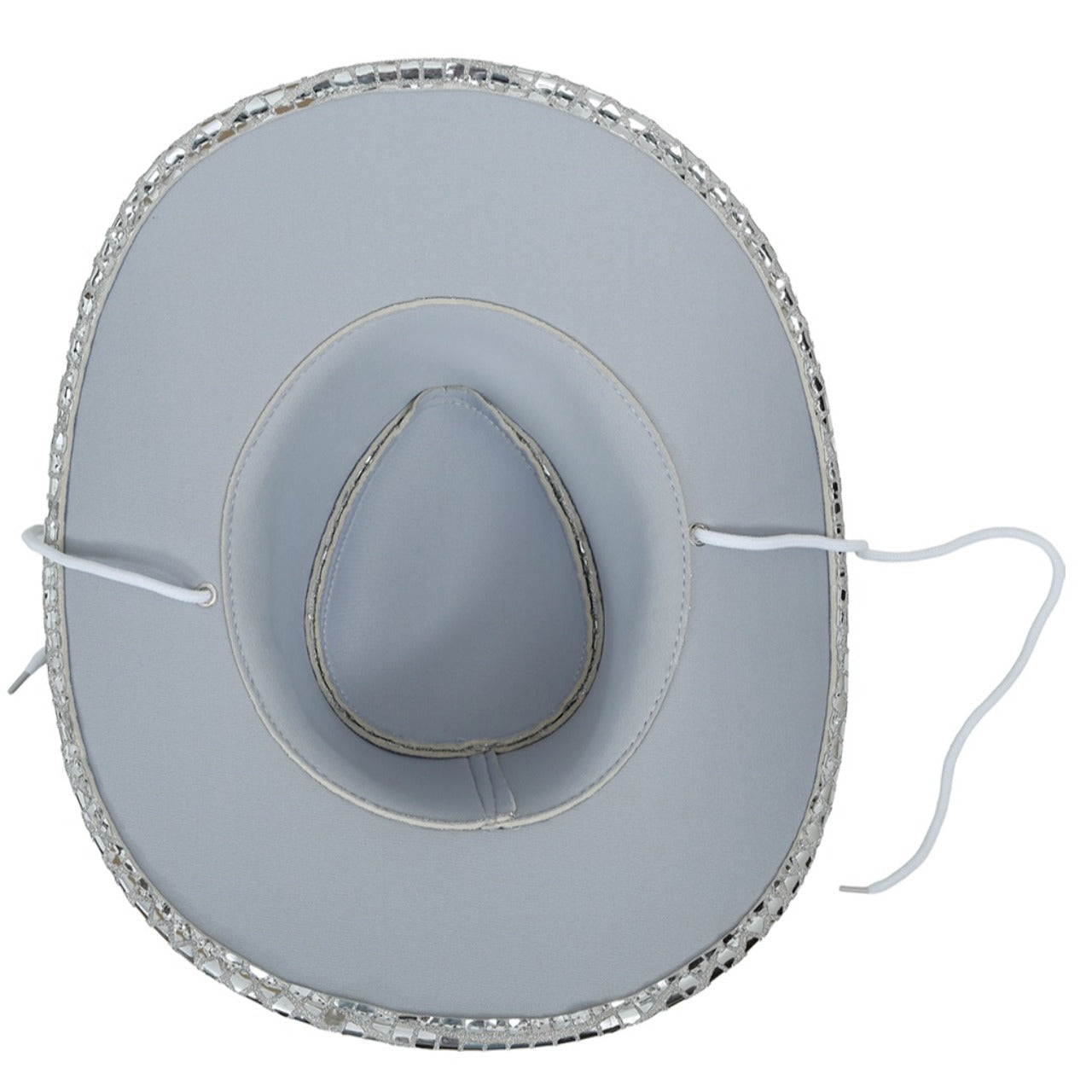 Sombrero de Vaquera Plateado