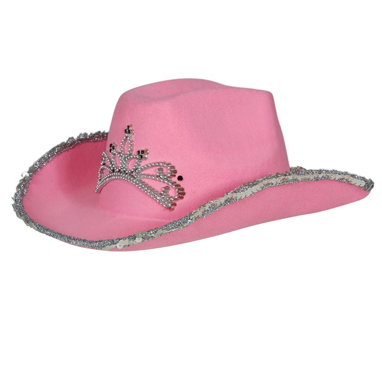Sombrero de Vaquera Rosa Corona infantil