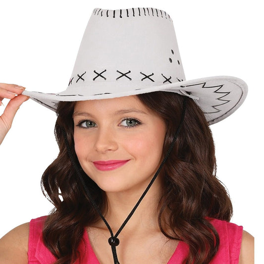 Sombrero de Vaquero Cowboy Blanco infantil