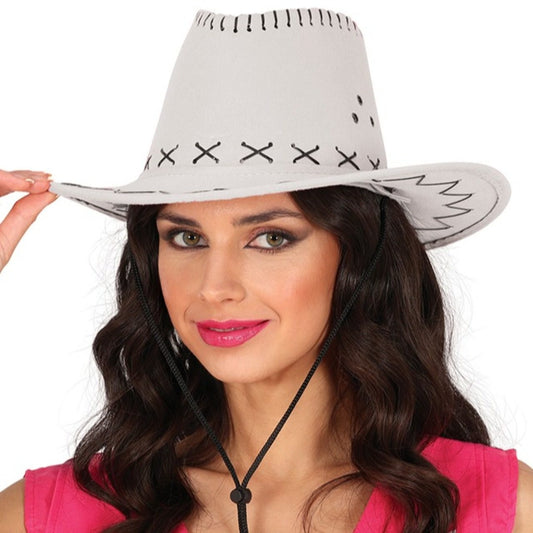 Sombrero de Vaquero Cowboy Blanco