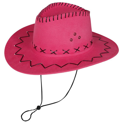 Sombrero de Vaquero Cowboy Fucsia