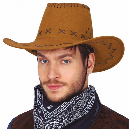 Sombrero de Vaquero Cowboy Marrón Claro
