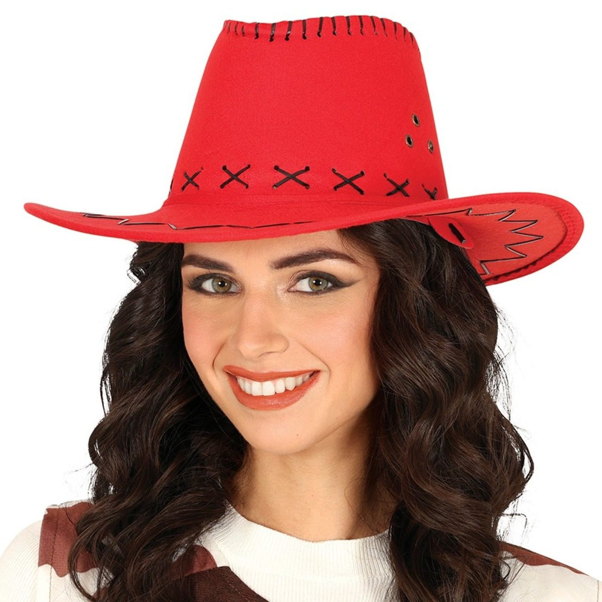 Sombrero de Vaquero Cowboy Rojo
