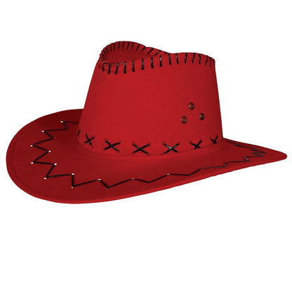 Sombrero de Vaquero Cowboy Rojo