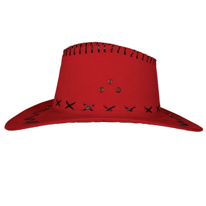Sombrero de Vaquero Cowboy Rojo