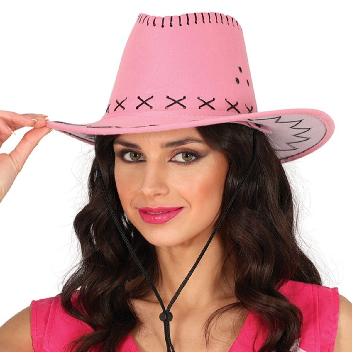 Sombrero de Vaquero Cowboy Rosa