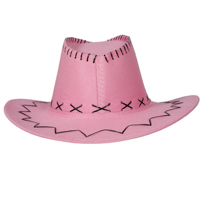 Sombrero de Vaquero Cowboy Rosa