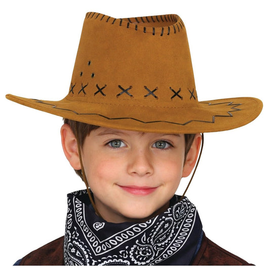 Sombrero de Vaquero Marrón Claro infantil