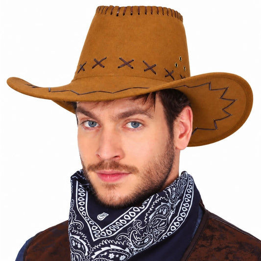 Sombrero de Vaquero Cowboy Marrón Claro