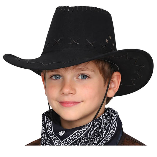Sombrero de Vaquero Negro infantil