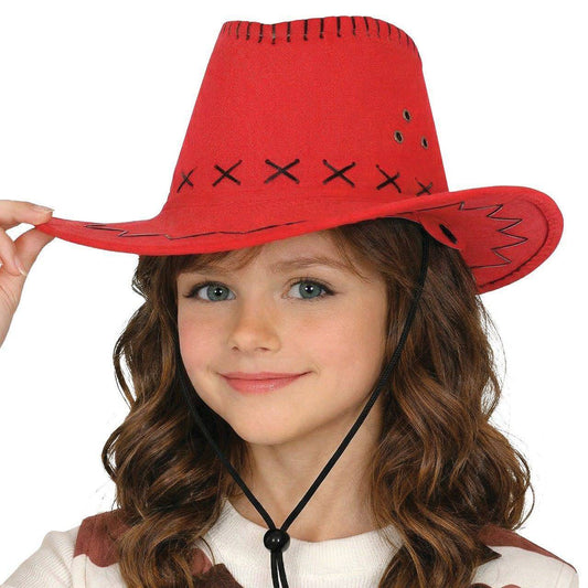 Sombrero de Vaquero Rojo infantil