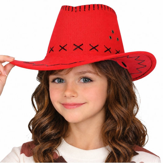 Sombrero de Vaquero Rojo infantil