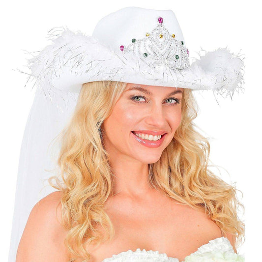 Sombrero Vaquero con Velo