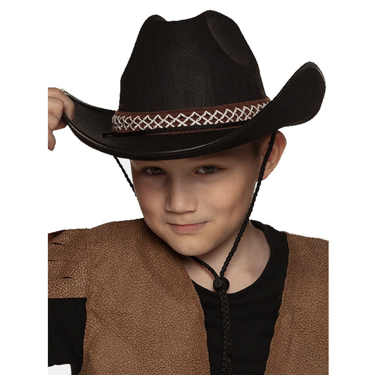 Sombrero de Vaquero Cowboy Negro infantil